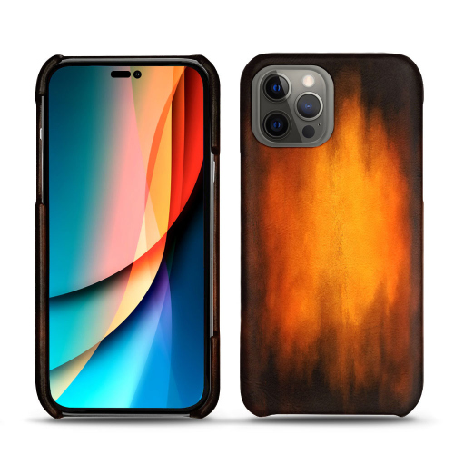 Schicke Lederhüllen für das Apple iPhone 14 ProFauve Patine