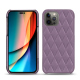 Lederschutzhülle Apple iPhone 14 Pro - Lilas - Couture ( Nappa - Pantone #b9a3e3 ) 