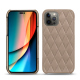 Apple iPhone 14 Pro leather cover - Taupe vintage - Couture