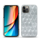 Capa em pele Apple iPhone 14 Pro - Platinium - Couture
