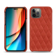 Funda de piel Apple iPhone 14 Pro - Arange clouquié - Couture