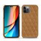 Funda de piel Apple iPhone 14 Pro - Castan esparciate - Couture