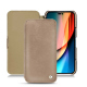 Custodia in pelle Apple iPhone 14 Pro - Taupe vintage ( Pantone #bda790 ) 