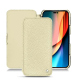 Housse cuir Apple iPhone 14 Pro - Ivoire ( Pantone - #d6d6c6 )