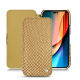 Capa em pele Apple iPhone 14 Pro - Serpent sabbia