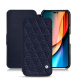 Apple iPhone 14 Pro leather case - Cobalt - Couture ( Pantone #2b253f )
