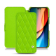 Housse cuir Apple iPhone 14 Pro - Vert fluo - Couture ( Pantone 808C )