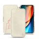 Lederschutzhülle Apple iPhone 14 Pro - Blanc escumo