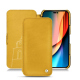 Lederschutzhülle Apple iPhone 14 Pro - Jaune soulèu