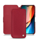 Apple iPhone 14 Pro leather case - Rouge passion