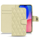 Capa em pele Apple iPhone 14 Pro Max - Beige - Couture ( Nappa - Pantone #ceb888 ) 
