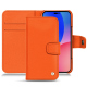 Capa em pele Apple iPhone 14 Pro Max - Orange fluo ( Pantone #ff5406 ) 