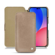 Housse cuir Apple iPhone 14 Pro Max - Taupe vintage ( Pantone #bda790 ) 