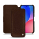 Apple iPhone 14 Pro Max leather case - Châtaigne ( Pantone - #1b1107 )