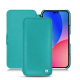 Apple iPhone 14 Pro Max leather case - Bleu fluo