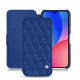 Housse cuir Apple iPhone 14 Pro Max - Bleu océan - Couture ( Nappa - Pantone #003da5 ) 