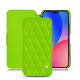 Custodia in pelle Apple iPhone 14 Pro Max - Vert fluo - Couture ( Pantone #00ab5f )
