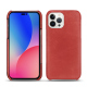 Apple iPhone 14 Pro Max leather cover - Cerise vintage ( Pantone #a6302e ) 