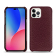Custodia in pelle Apple iPhone 14 Pro Max - Lie de vin ( Pantone #412234 )