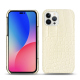 Capa em pele Apple iPhone 14 Pro Max - Crocodile milk