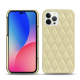 Custodia in pelle Apple iPhone 14 Pro Max - Beige - Couture ( Nappa - Pantone #ceb888 ) 