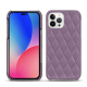 Apple iPhone 14 Pro Max leather cover - Lilas - Couture ( Nappa - Pantone #b9a3e3 ) 