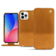 Housse cuir Apple iPhone 14 Pro Max - Or Maïa ( Pantone 871C ) 