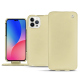 Funda de piel Apple iPhone 14 Pro Max - Beige ( Nappa - Pantone #ceb888 ) 