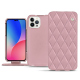 Custodia in pelle Apple iPhone 14 Pro Max - Rose - Couture ( Nappa - Pantone #efbae1 ) 