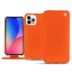 Custodia in pelle Apple iPhone 14 Pro Max - Orange fluo ( Pantone #ff5406 )