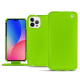 Housse cuir Apple iPhone 14 Pro Max - Vert fluo ( Pantone #00ab5f )