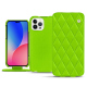 가죽 커버 Apple iPhone 14 Pro Max - Vert fluo - Couture ( Pantone #00ab5f )