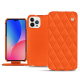 Custodia in pelle Apple iPhone 14 Pro Max - Orange fluo - Couture ( Pantone #ff5406 )