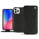 Custodia in pelle Apple iPhone 14 Pro Max - Serpent nero
