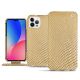 Lederschutzhülle Apple iPhone 14 Pro Max - Serpent sabbia