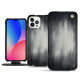 Apple iPhone 14 Pro Max leather case - Gris Patine