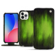 Lederschutzhülle Apple iPhone 14 Pro Max - Vert Patine