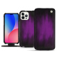 Apple iPhone 14 Pro Max leather case - Violet Patine