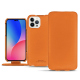 Housse cuir Apple iPhone 14 Pro Max - Orange PU