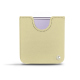 Custodia in pelle Samsung Galaxy Z Flip4 - Beige ( Nappa - Pantone #ceb888 ) 