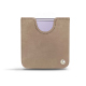 Pochette cuir Samsung Galaxy Z Flip4 - Taupe vintage ( Pantone #bda790 ) 
