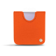 Pochette cuir Samsung Galaxy Z Flip4 - Orange fluo ( Pantone #ff5406 )