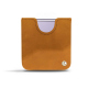 Samsung Galaxy Z Flip4 leather pouch - Or Maïa ( Pantone 871C ) 