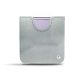 Pochette cuir Samsung Galaxy Z Flip4 - Platinium ( Pantone 877C ) 