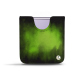 Pochette cuir Samsung Galaxy Z Flip4 - Vert Patine