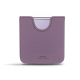 Samsung Galaxy Z Flip4 leather pouch - Lilas PU
