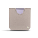 Capa em pele Samsung Galaxy Z Flip4 - Taupe innocent