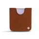 Samsung Galaxy Z Flip4 leather pouch - Marron Veggie