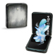 Capa em pele Samsung Galaxy Z Flip4 - Gris Patine