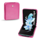 Capa em pele Samsung Galaxy Z Flip4 - Rose BB ( Pantone #DB599F )